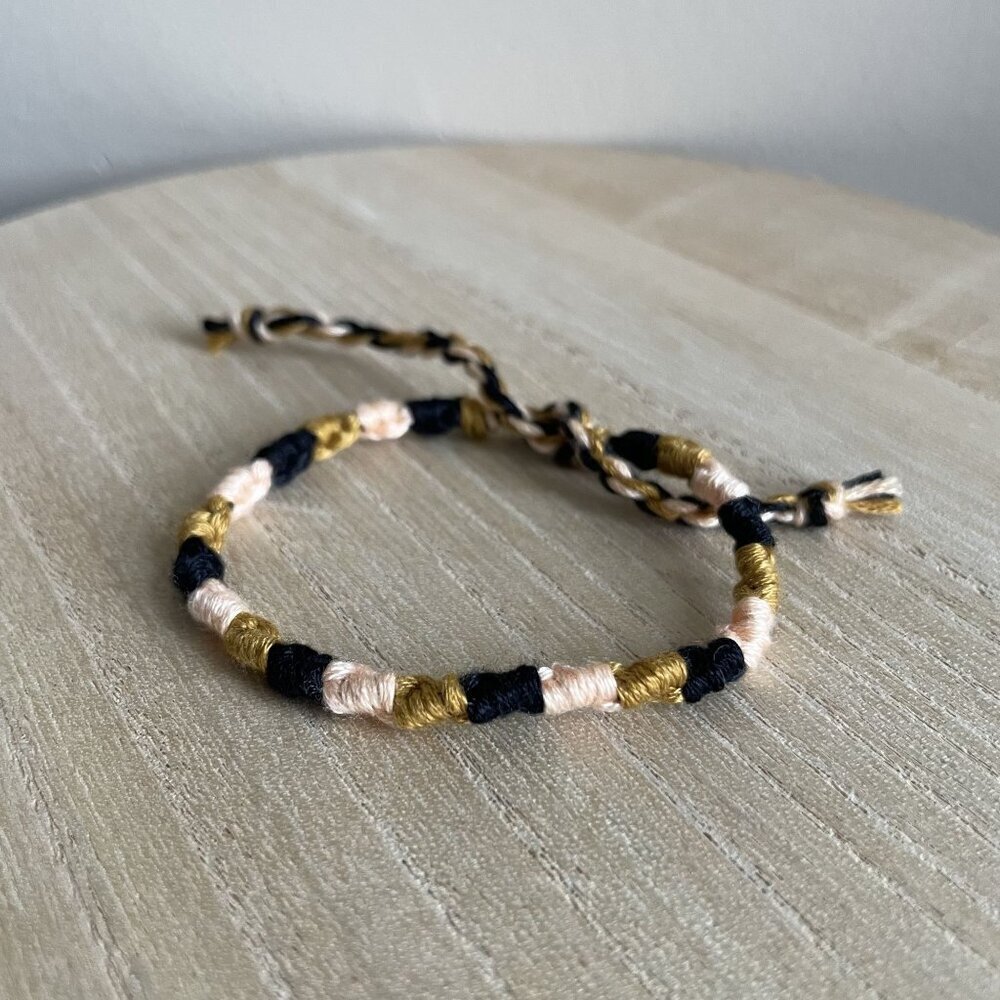 Ira Bracelet, anklet, trendy,‎ comfortable, tie, embroidery thread, woven, gift,